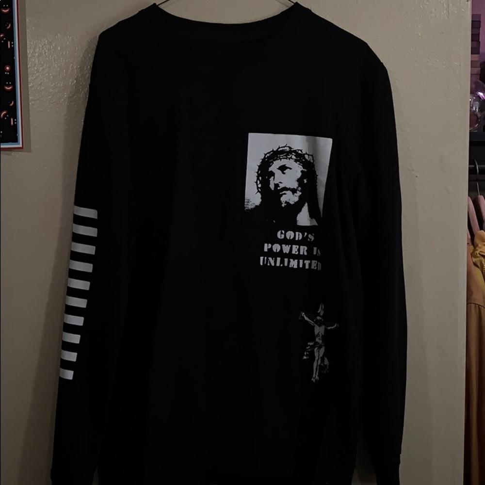Jesus Black Crewneck